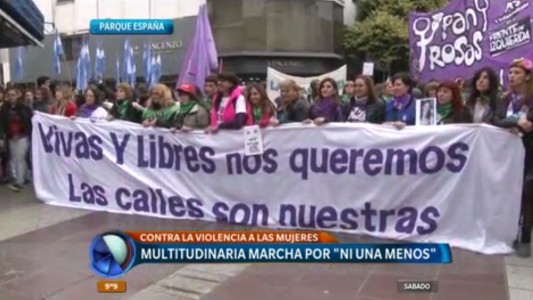 #NiUnaMenos: miles de rosarinos volvieron a marchar este sábado