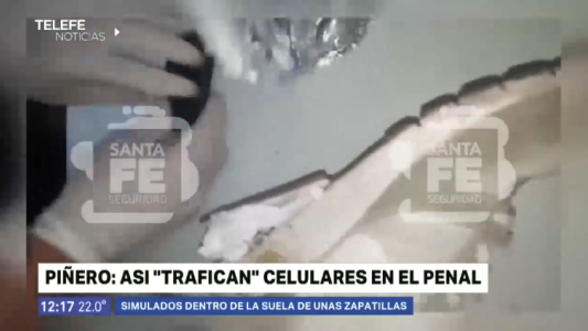 Intentaron ingresar un celular dentro de una zapatilla en la cárcel de Piñero