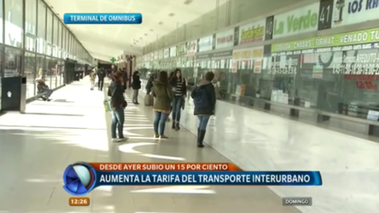 Aumentó un 15% la tarifa del transporte interurbano