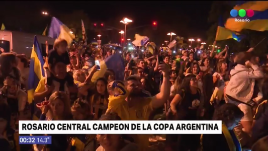 El festejo es rosarino, canalla y auriazul