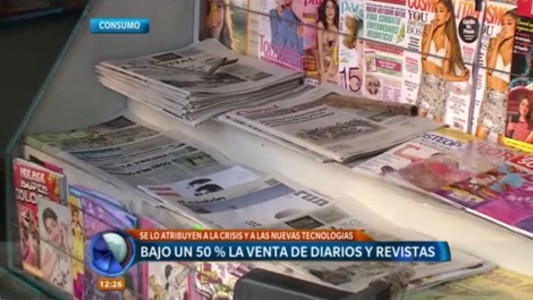 Consumo: en el último año bajó un 50% la venta de diarios y revistas