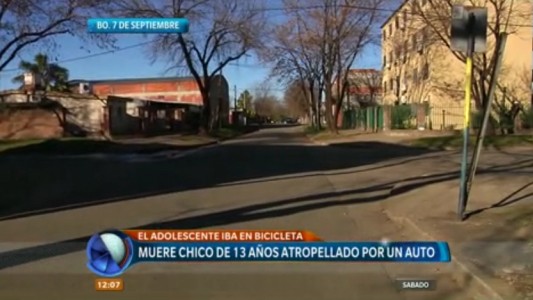 Un adolescente murió tras ser atropellado por un auto en barrio 7 de Septiembre