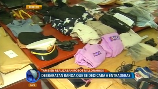 Desbaratan una banda que se dedicaba a realizar entraderas