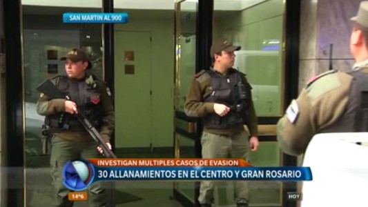 30 allanamientos en el centro y en el gran Rosario