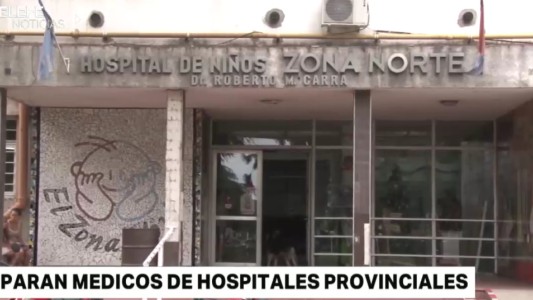 Médicos de hospitales provinciales paran este viernes