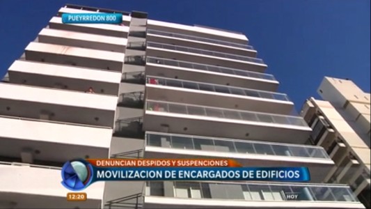 Pueyrredón 800: movilización de encargados de edificios