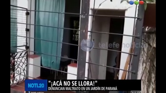 Paraná: un albañil grabó el maltrato de una maestra jardinera a un niño de 4 años
