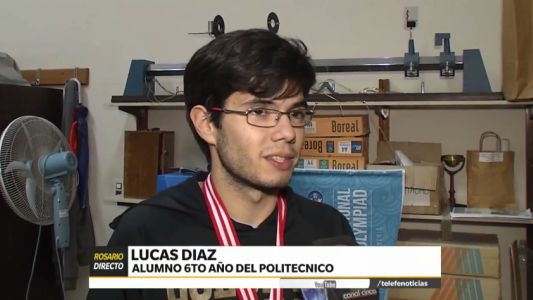 Un alumno rosarino obtuvo medalla de bronce en la Olimpíada Internacional de Física