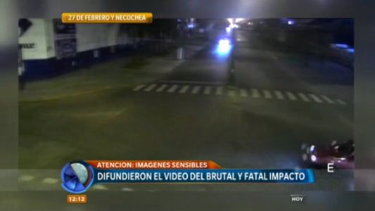 Picada letal: difundieron el video del brutal impacto en Necochea y 27 de Febrero