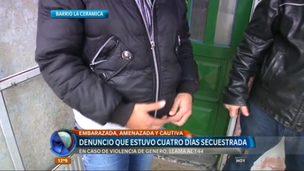 Embarazada, amenazada y cautiva: su pareja la mantuvo secuestrada durante cuatro días