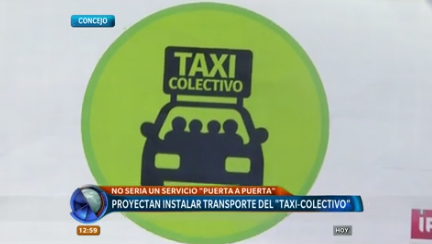 Concejo: proyectan instalar el transporte "taxi-colectivo"