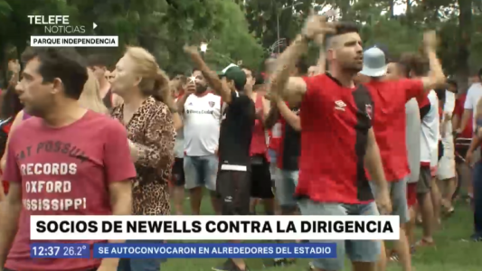 Socios de Newell's se manifestaron en contra de la dirigencia