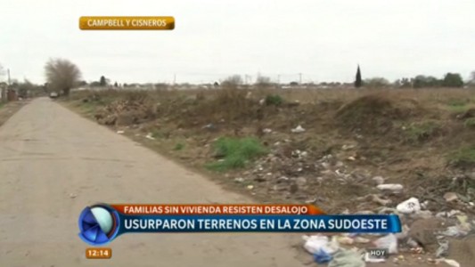 Unas cien familias sin vivienda usurparon un predio en la zona sudoeste
