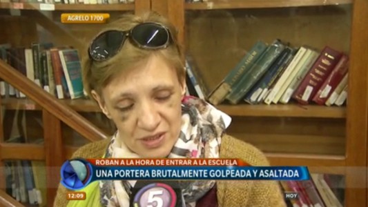 Zona norte: golpearon brutalmente a una portera para robar en una escuela