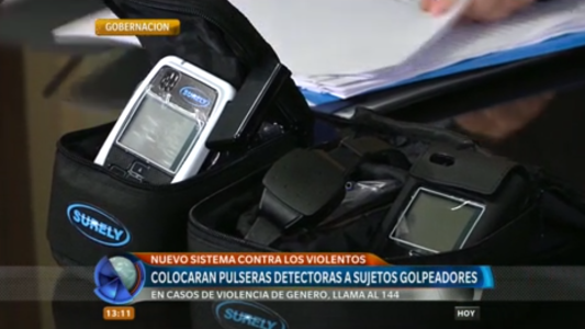 Para los dos: colocarán pulseras detectoras a los sujetos denunciados por violencia de género