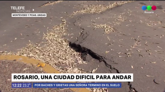 Entre baches, grietas y socavones, circular por la ciudad se pone difícil