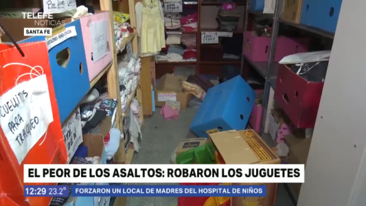 Robaron juguetes destinados para niños internados