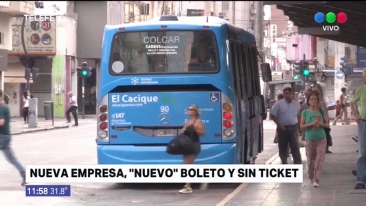 Novedades en el transporte: debutó El Cacique y rige el boleto a $ 23,17