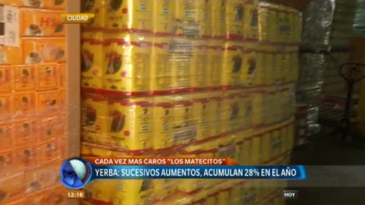 Sigue subiendo la yerba: desde este mes costará un 5% más cara