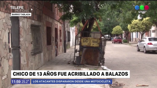 Atacaron a balazos a un nene de 13 años en zona sur