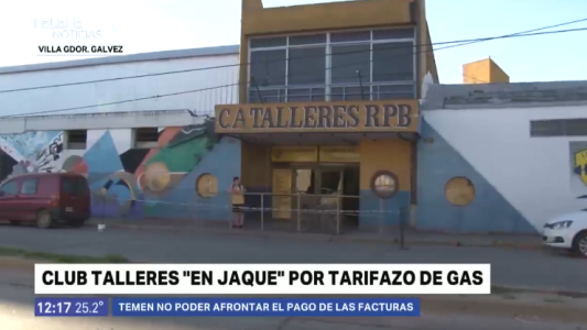 Un club de barrio recibió una factura de gas de casi medio millón de pesos