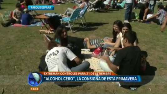 "Alcohol cero", la consigna de esta primavera