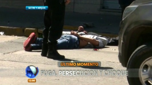 Fuga, persecución y choque en la zona sur: dos delincuentes fueron detenidos