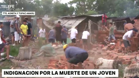 Vecinos de un joven asesinado destrozaron la vivienda de uno de los presuntos homicidas