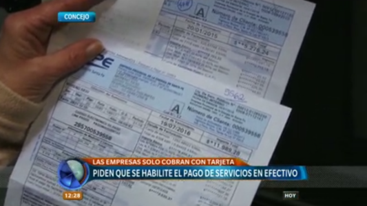 Desde el Concejo piden que se vuelva a habilitar el pago de servicios en efectivo