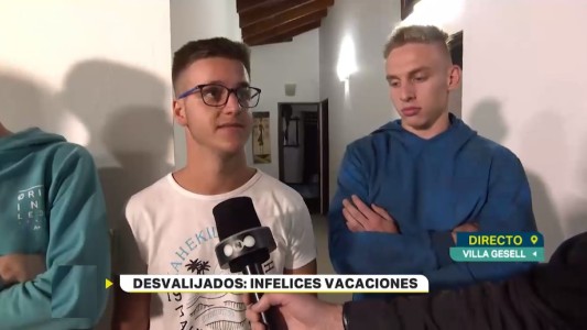 Pesadilla para un grupo de jóvenes que fueron desvalijados en Villa Gesell