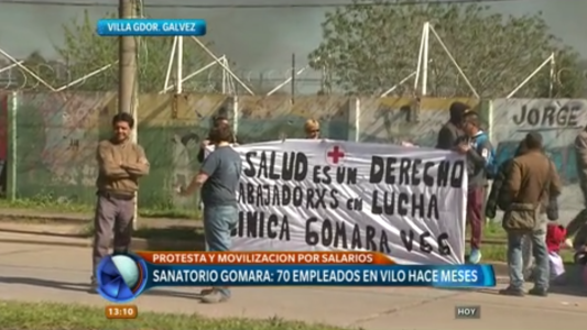 Sanatorio Gomara: 70 empleados en vilo hace meses