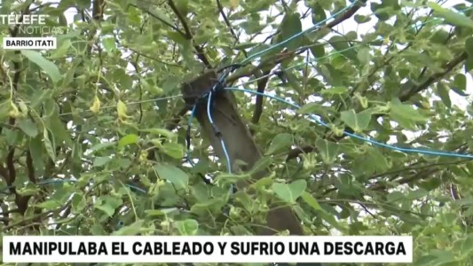 Sufrió una descarga eléctrica mientras manipulaba una conexión clandestina