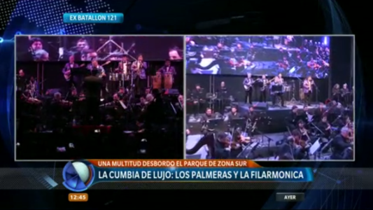 Inauguración del parque "Héroes de Malvinas": 50.000 rosarinos al ritmo de los Palmeras