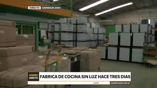 Una fábrica de cocinas de la zona sur está sin luz desde hace tres días