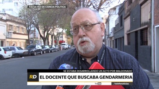 Irrupción de Gendarmería en la UNR: habló el docente al que estaban buscando