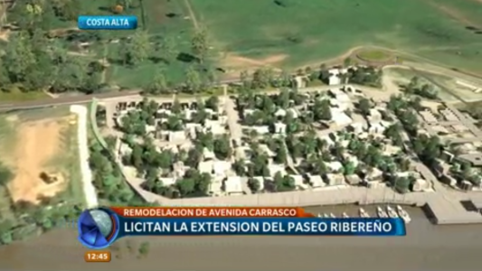 Remodelación de Avenida Carrasco: licitan la extensión del Paseo Ribereño