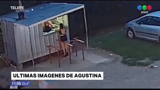 Femicidio en Esperanza: las últimas imágenes de Agustina con vida