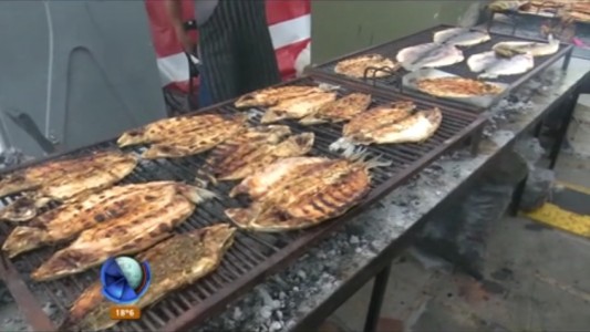 Se realizó el II Festival de la boga asada