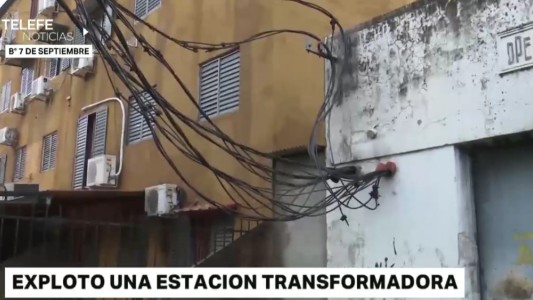 Explotó una estación transformadora en barrio 7 de Septiembre