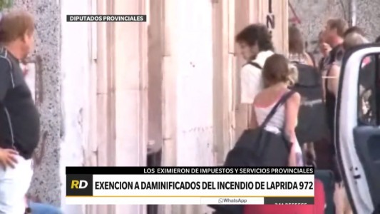 Incendio en Laprida 972: media sanción a la exención del pago de impuestos y servicios provinciales a los damnificados