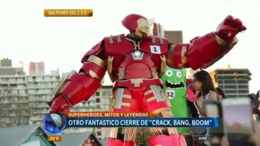 ¡Superhéroes y villanos coparon la Costanera! Así fue el multitudinario cierre de la Crack Bang Boom