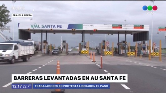 Trabajadores del peaje levantan las barreras por una protesta gremial