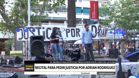 Realizaron un recital abierto para pedir justicia por el músico Adrián Rodríguez