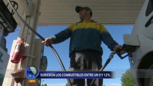 Aumentaron los precios de los combustibles entre un 9 y un 12 por ciento