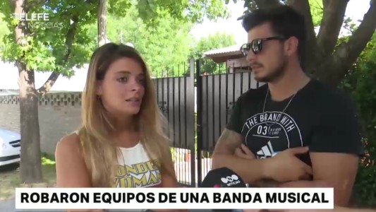 Robaron equipos de trabajo a la banda de música Naoma