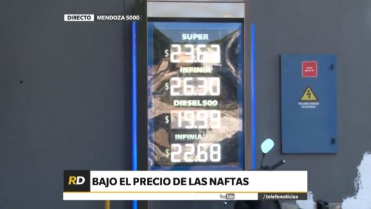 YPF bajó un 1,5 por ciento el precio de sus naftas
