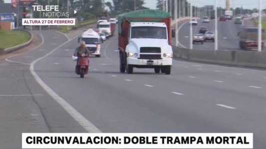 Circunvalación: un niño y una joven murieron al ser arrollados por un camión