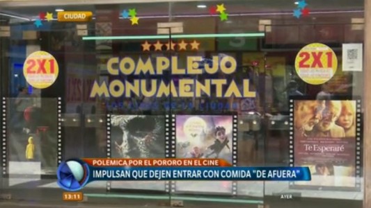 Polémica por el pororo en el cine: impulsan que dejen entrar con comida "de afuera"