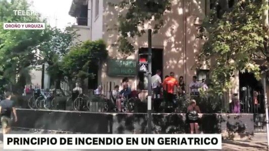 Un principio de incendio causó temor en un geriátrico de calle Oroño