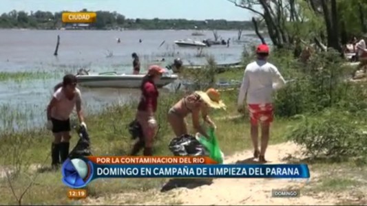 Jornada de concientización y limpieza en el Paraná